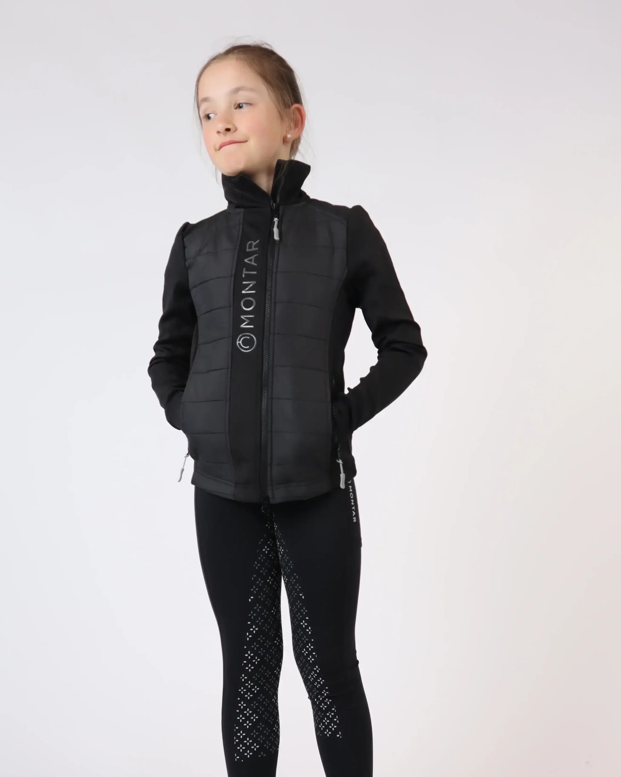 Montar Junior Emma Softshell Jakke - Sort