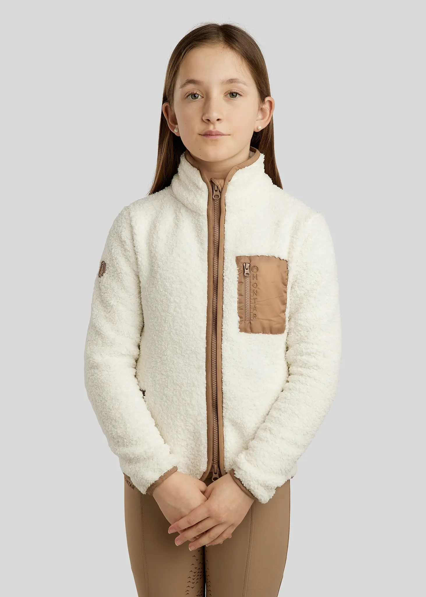 Montar Junior MoLea Teddy Jakke - Off White